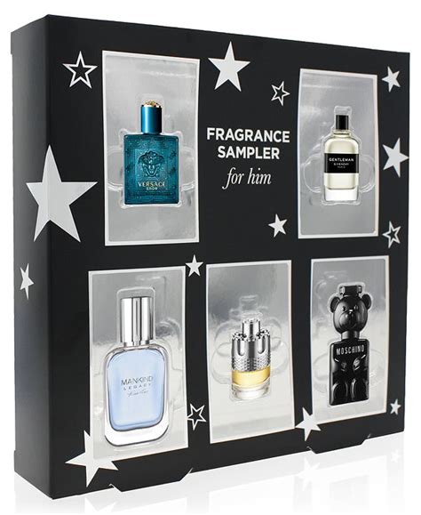 fragrance sampler set for him.